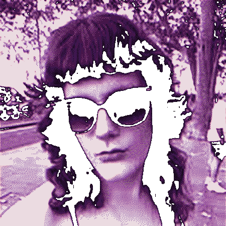 Dithered portrait of Jacklyn